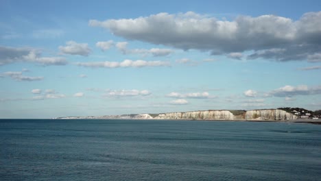 Landscape-from-the-beach-of-Dieppe-in-Normandy