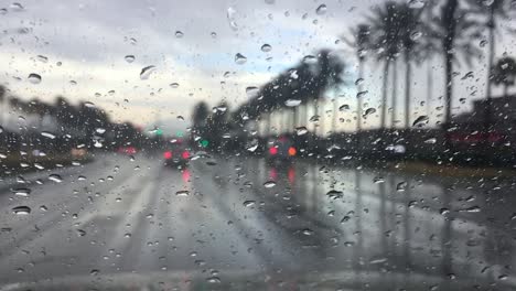 Driving-car-in-rain