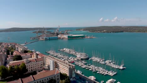Adriatic-Sea-boat-Harbor---Port-on-Croatia-Coast