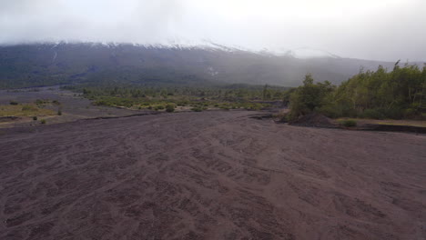 Aluvión-Del-Volcán-Osorno-Dentro-Del-Parque-Nacional-En-Chile