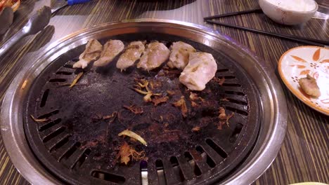 Barbacoa-Coreana-Cocinar-Pollo-Lapso-De-Tiempo-Kenting-Taiwán