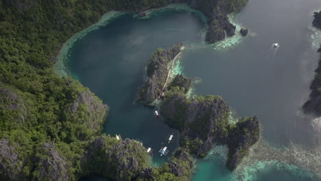 Coron-Island-In-Calamian,-Palawan-in-the-Philippines