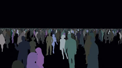 Menschenmenge-Bewegt-Sich.-3D-Animation-Und--Rendering