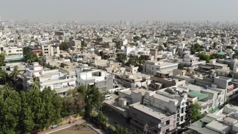 Aerial-View-Of-Downtown-Karachi-Skyline-During-The-Day