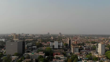 Aerial-Of-Lahore-City-In-Pakistan