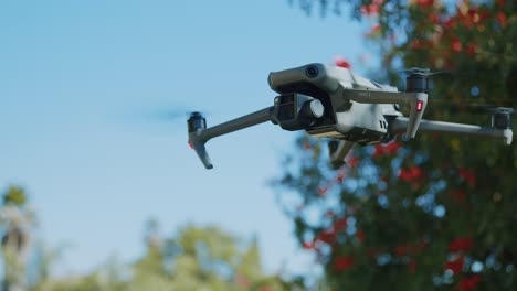 Panning-camera-shot-of-new-DJI-Mavic-3-Drone