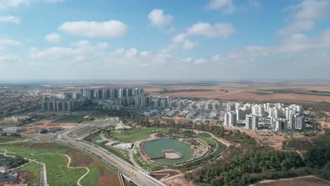 new-neighborhood-buildings-with-lake-at-new-southern-district-city-at-the-state-of-israel-named-by-netivot