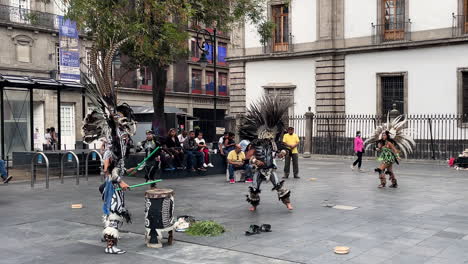 slow-motion-shot-of-traditional-dancers-in-downtown-mexico-city-mexico