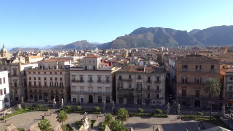 Klassisches-Gymnasium-Vittorio-Emanuele-II-Universität-Gesehen-Vom-Dach-Der-Kathedrale-Von-Palermo