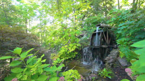 A-waterwheel-in-the-forest