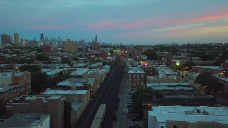 4k-Cinematic-Aerial-footage-Chicago,-Illinois,-USA