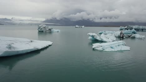 an-aerial-footage-of-jokulsarlon-glacier-lagoon-in-summer