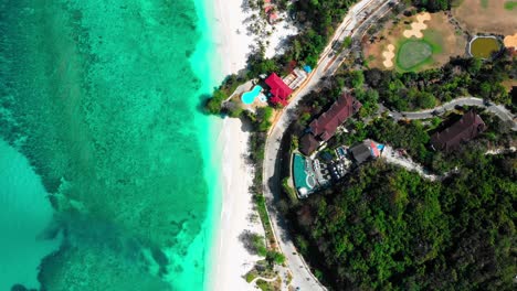 Disparo-De-Drones-De-La-Playa-De-Ilig-Iligan-En-La-Isla-De-Boracay,-Filipinas