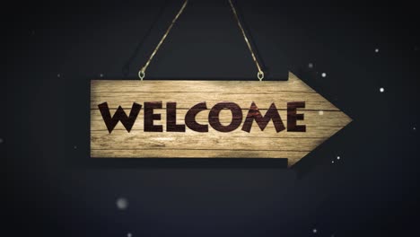 Welcome,-Profit,-Idea-on-Wodden-Sign---on-background