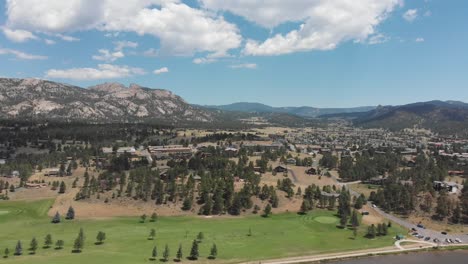 Imágenes-De-Drones-Cerca-Del-Parque-Nacional-De-Las-Montañas-Rocosas-En-Colorado