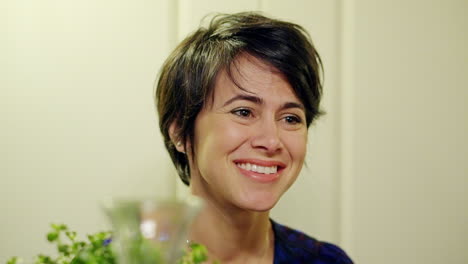 Girl-portrait-smiling-at-restaurant