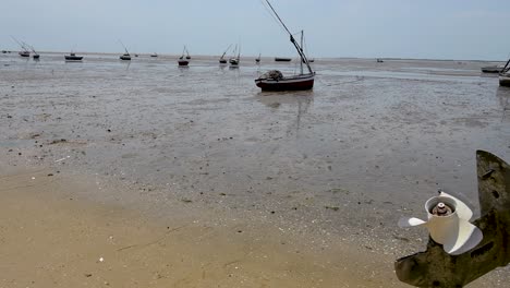 Mozambique,-fishing-boats