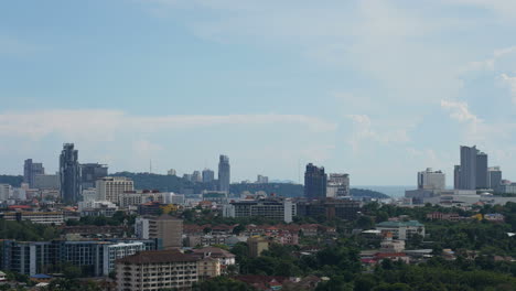 Pattaya-Thailand---Circa-Time-lapse-top-view-of-the-city-of-Pattaya-showing-the-busy-moving-traffic-and-skyscrapers-in-the-background