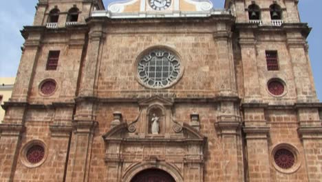 Iglesia-De-San-Pedro-Claver,-Iglesia-En-El-Casco-Antiguo-De-Cartagena,-Colombia