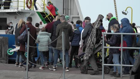 Families-and-Random-People-Boards-Old-Ferry-From-Klaipeda-to-Smiltyne