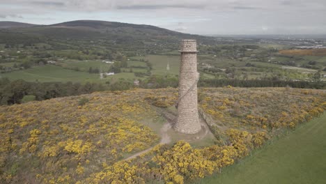 The-Ruin-Of-Flue-Chimney-Of-Ballycorus-Leadmines-In-Carrickgollogan-Hill
