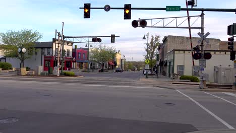 Kleine-Stadt-Leere-Hauptstraße-Amerika