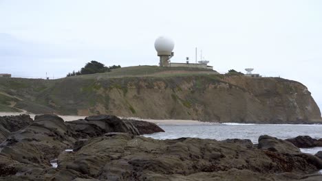Panoramic-view-of-the-Pillar-Point-in-Half-Moon-Bay,-California