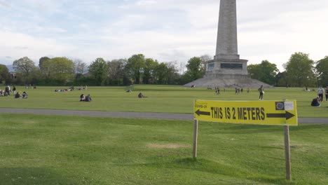 Social-distancing-covid-norms-at-Phoenix-picnic-park-Dublin