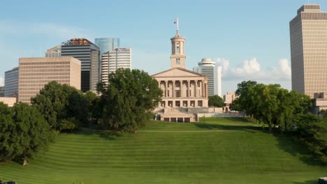 Tennessee-State-Capitol-Building.-Städtische-Skyline-Der-Stadt-Nashville