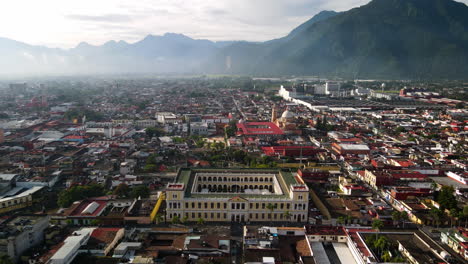 Frontal-view-of-Orizaba-municipal-palace-and-beer-factory