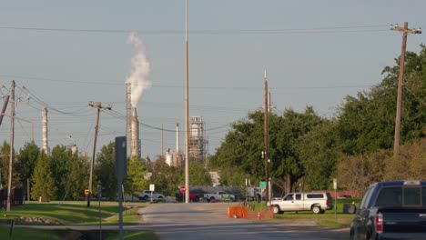 Aufbau-Einer-Chemischen-Raffinerie-In-Pasadena,-Texas