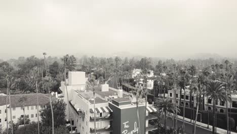 Toma-De-Drone-Del-Hotel-Beverly-Hills-En-California