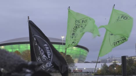 Protesters-gather-outside-of-the-COP26-climate-summit-in-Glasgow