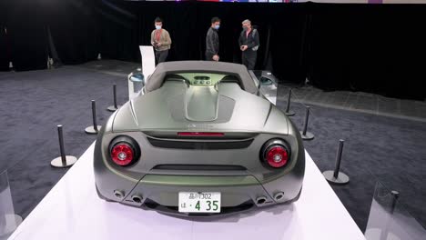 The-front-view-of-the-exclusive-luxury-supercar-Lamborghini-L595-Spider-is-seen-displayed-during-the-International-Motor-Expo-in-Hong-Kong