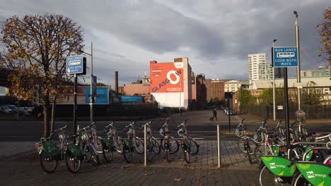 A-group-of-bikes-unused-at-Cop26-in-Glasgow