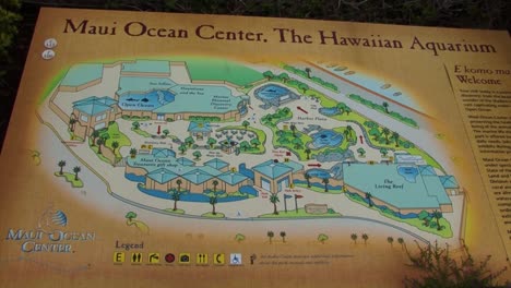 Map-of-Maui-Ocean-Center,-The-Aquarium-of-Hawaii