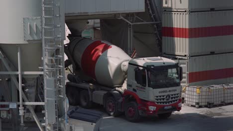 Cement-mixer-truck-mixing-on-construction-site-Stuttgart-21-train-station