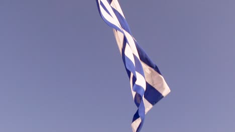 Flagge-Griechenlands-Im-Wind