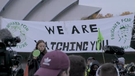 Demonstranten-Versammeln-Sich-Vor-Dem-COP26-Klimagipfel-In-Glasgow