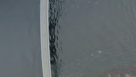 Slow-Top-Down-Aerial-Of-Storeseisund-Bridge-in-More-and-Romsdal-County,-Norway