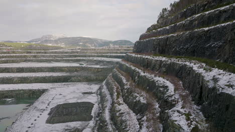 Snowy-rock-quarry