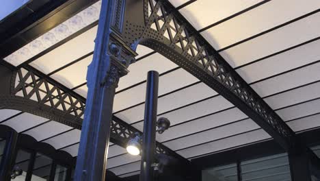 Louvre-post-office-iron-structure-in-close-up-shot