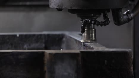 industrial-safety-first-concept,-casting-foundry,-Milling-machine-tool-with-mill-in-chuck-preparing-to-process-metal-detail-at-industrial-manufacture-factory