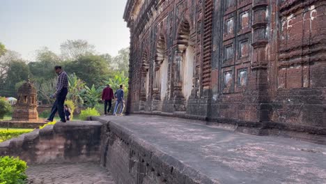 Der-Historisch-Berühmte-Jorbangla-Tempel-In-Bishnupur-Wurde-Im-17.-Jahrhundert-Gegründet