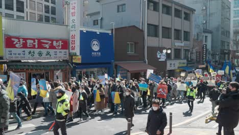 Protesta-Masiva-Contra-La-Invasión-Rusa-De-Ucrania-En-Seúl