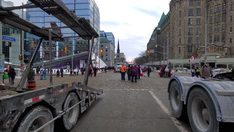 Freedom-Convoy-2022-Canadian-protesting-and-gathering-on-the-street