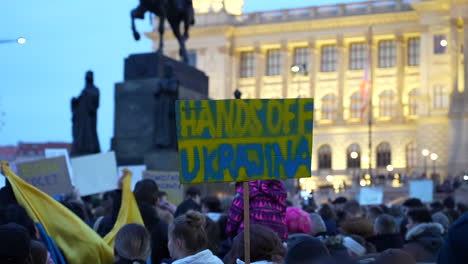Hands-of-Ukraine-Sign-on-Anti-War-Protest-in-Prague-After-Russian-Invasion-Crowd-on-Wenceslas-Square-Supporting-Ukrainian-People