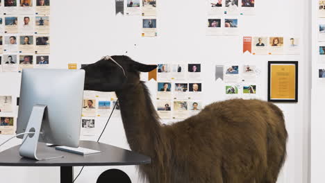 Llama-with-glasses-working-at-computer-in-modern-office-space