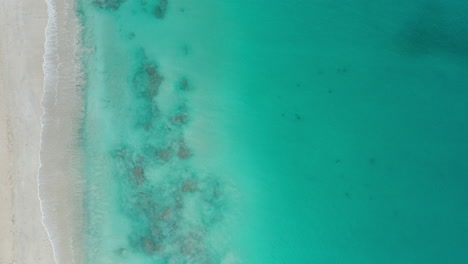 Drone-footage-of-sand-beach-in-the-Caribbean