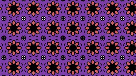 Übergangsanimation-Eines-Violetten-Und-Braunen-Wandmusters,-Das-Von-Rechts-Nach-Links-Auf-Einem-Schwarzen-Hintergrundelement-Des-Unternehmens-Gleitet
